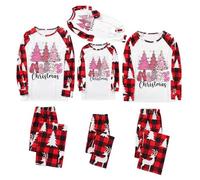 Family Christmas Pyjamas Set Mens Womens Letter Printed Xmas Matching Pyjama Kids Comfortable His and Hers Pjs Family Cartoon Cute Boys Girls Matching Christmas Dad M -118