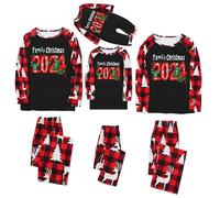 Family Christmas Pyjamas Set Mens Womens Letter Printed Xmas Matching Pyjama Kids Comfortable His and Hers Pjs Family Cartoon Cute Boys Girls Matching Christmas Baby 3 Months-6 Months -33