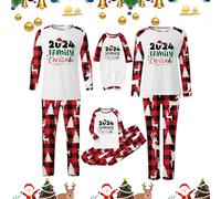 Family Christmas Pyjamas Set Mens Womens Letter Printed Xmas Matching Pyjama Kids Comfortable His and Hers Pjs Family Cartoon Cute Boys Girls Matching Christmas Kids 4 Years-5 Years -72