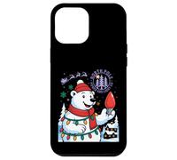 Family Christmas Tree Decorating Polar Bear Holiday Lights Case for iPhone 12 Pro Max
