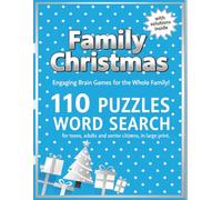family christmas word search large print: Celebrate the magic of Christmas with cozy, easy-to-read word searches packed with 110 holiday cheer, ... ... Holiday word search Activity Series)