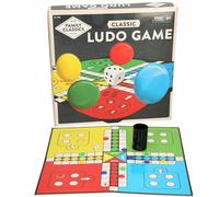 Family Classics Ludo Board Game, 2-4 Players, Ages 6+, Classic Family Game