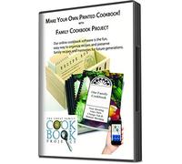 Family Cookbook Project Software - Create Personalised Recipe Book with Layout Options, Photos and Stories - Quick, Convenient and Easy to Use