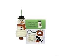 Family Craft Kit Buttons Ornament Multi Theme(The Snow Man)