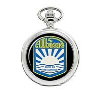 Family Crests Albion Motors Design Full Hunter Pocket Watch