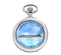 Family Crests Hawker Hunter F1 Aircraft Full Hunter Pocket Watch