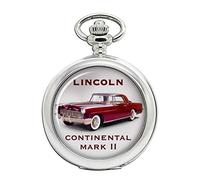 Family Crests Lincoln Continental Mk II Car Full Hunter Pocket Watch