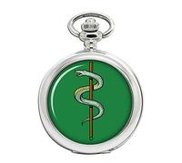 Family Crests Medicine Symbol Asclepius-Esculape Rod Pocket Watch