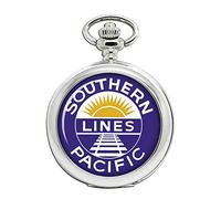Family Crests Southern Pacific Railroad Full Hunter Pocket Watch