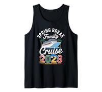 Family Cruise 2026 Nautical Dolphin Trip Group Vacation Tank Top
