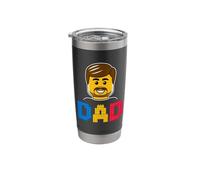 Family Dad Master Builder Building Bricks Blocks Fathers Day Stainless Steel Insulated Tumbler