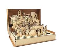 Family Easter Holy Week Gift, Easter Resurrection Scene, Portable Resurrection Scene Book | Storytelling Supplies, Religious Decor For Home