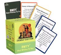 Family Edition Conversation Cards Game Meaningful Question Connected Cards for Dinner Table Game Night Road Trips Fun Way to Bring The Family Together