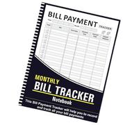 Family Expense Tracking Bill Payment Management Notebook For Household Bill Or Cleaning Schedule Checklist Planner Book Payment Schedule