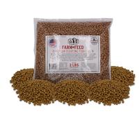 FAMILY FARM AND FEED Premium Swimming Food for Fish Pond and Lake Granules 2 Pounds