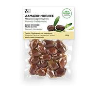 Family Farms Greek Prune Olives XXL (Atlas) - Naturally Fermented - 2 x 180 g - Total 360 g - Extra-Large Table Olives - No Preservatives