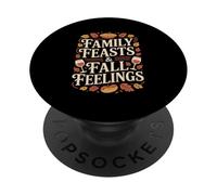 Family Feasts And Fall Feelings Autumn Thanksgiving PopSockets Adhesive PopGrip