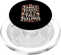 Family Feasts And Fall Feelings Thanksgiving Vibes PopSockets PopGrip for MagSafe