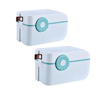 Family First Aid Box Medical Storage Chest Plastic Empty for Home Care & Outdoor Travel Emergencies,18.5 x18. x 31.5CM/7.28 7. 12.40 Inch(White*2)