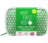 Family First Aid Kit - 115 Pieces Including Plasters, Bandages, Burn Gel, Thermometer, Cold Pack - for Car, Home, Travel, Camping and Hiking - As Seen on Dragons' Den