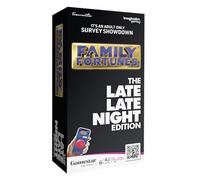 Family Fortunes Late Late Night Edition Card Game, Get Ready for a Family Showdown, 150 Question Cards, 50 Fast Money Cards, Interactive App with Sound Effects from the Show