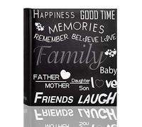 Family, Friends Travel/Holiday Destinations/Memory Photo/Picture Album with Memo Writing Area and Decorative Text Design Fit 200 4 x 6-inch / 10x15cm Photos by Arpan