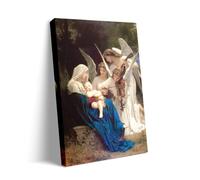 Family Fun 1000 Pieces Puzzle Madonna and Child Angels Playing Virgin Mary Holy Catholic Christianity Religion