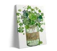 Family Fun 1000 Pieces Puzzle St. Patrick's Day Lucky Four-Leaf Clover Flower Products Clover Green Plants St. Patrick's Day St. Patrick's Day Gift Theme Party