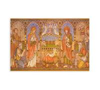 Family Fun 1000 Pieces Puzzle The Infant Jesus and The Nativity Large Educational Family Entertainment Toys for Adults