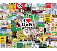 Family Fun Jigsaw Puzzle 1000 Piece - Puzzles I Love Golf Colorful Jigsaw Puzzles for Adults and Teens Puzzle Toys Wooden Gifts