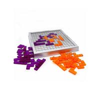 Family Fun Recreation Two-Player Parent-Child Strategy Board Game - Blokus-Style Puzzle for Family Bonding