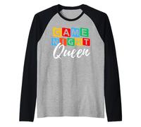 Family Game Night Queen This is How I Host Game Night Host Raglan Baseball Tee