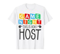 Family Game Night This is How I Host Game Night Host T-Shirt