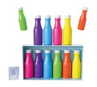 Family Games - Flashing Colour Game | Interactive Board Game with Luminous Bottles for Evening Activities at Indoor & Outdoor Parties, Adult Groups and Family Celebrations