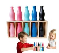 Family Games for Children, Colour Bottle Sorting Game - Parents Child Interaction Board Game for Girls from 3 Years and Family Adults