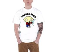 Family Guy -Ladies Man- men's white tee - ZAPPAR FIRENDLY, White, Medium