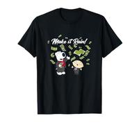 Family Guy Make it Rain Brian and Stewie Funny Cartoon T-Shirt