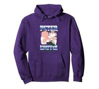 Family Guy Peter Griffin A Family Guy Collage Pullover Hoodie, Adult Unisex, Purple, Small