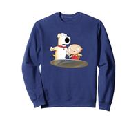 Family Guy Stewie and Brian Shocked Transporter Cartoon Sweatshirt