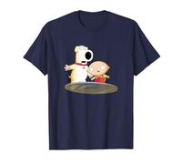 Family Guy Stewie and Brian Shocked Transporter Cartoon T-Shirt