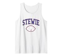 Family Guy Stewie Head and Athletic Lettering Funny Cartoon Tank Top
