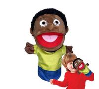 Family Hand Puppet - Plush, Hand Puppets, Teach Positive Values | Educational Tool Finger Puppet Set, family puppets for Boys Girls teen story telling indoor activity