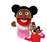 Family Hand Puppet - Plush, Hand Puppets, Teach Positive Values | Educational Tool Finger Puppet Set, family puppets for Boys Girls teen story telling indoor activity