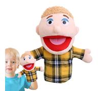 Family Hand Puppets for kids, Mouth Opening Plush Toys, parents Soft puppets, Multi-Ethnic Plush Soft Story Toys for Storytelling, Teaching, Preschool, Birthday gift