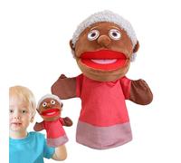 Family Hand Puppets for kids, Mouth Opening Plush Toys, parents Soft puppets, Multi-Ethnic Plush Soft Story Toys for Storytelling, Teaching, Preschool, Birthday gift