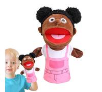 Family Hand Puppets for kids, Mouth Opening Plush Toys, parents Soft puppets, Multi-Ethnic Plush Soft Story Toys for Storytelling, Teaching, Preschool, Birthday gift