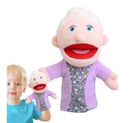 Family Hand Puppets for kids, Mouth Opening Plush Toys, parents Soft puppets, Multi-Ethnic Plush Soft Story Toys for Storytelling, Teaching, Preschool, Birthday gift