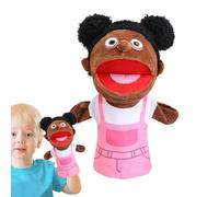 Family Hand Puppets Movable Mouth, Soft Plush, Cuddly