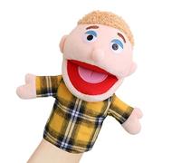 Family Hand Puppets - Plush Puppet for Storytelling | Interactive Simulation Play Puppet School House with Moving Mouth for Girls Emotions and