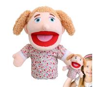 Family Hand Puppets | School Home Puppet | Interactive Pretend Play Puppet, Storytelling Plush With Movable Mouth For Girls Boys